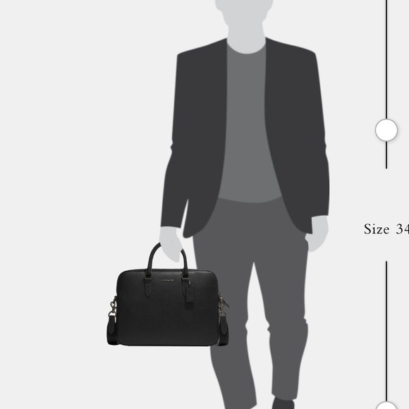 Coach Crossgrain leather brief - Picture 3 of 4